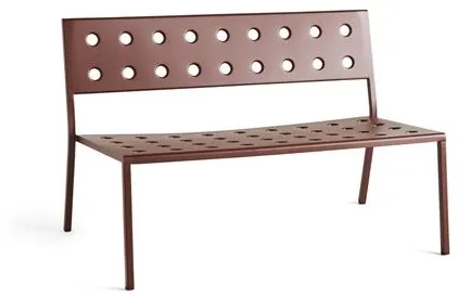 HAY Balcony Lounge Bænk Iron Red