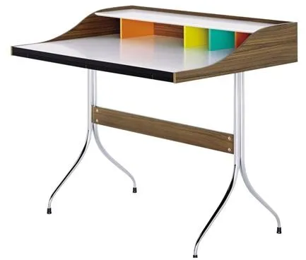 Vitra Home Skrivebord Valnød/Krom